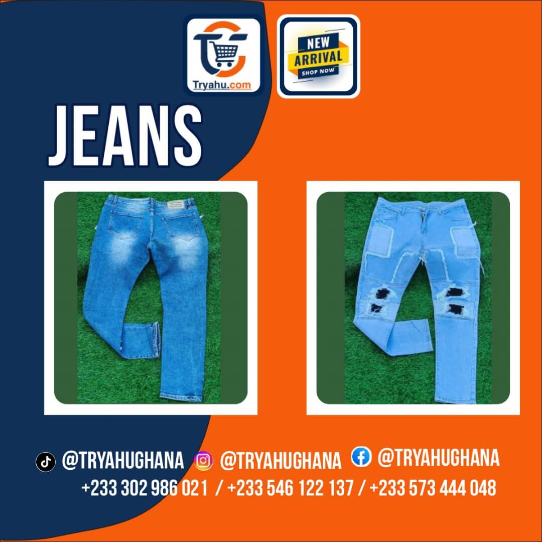 Men’s Premium Jeans | Comfortable, Durable & Stylish | Ghana